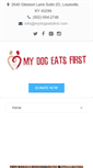 Mobile Screenshot of mydogeatsfirst.org